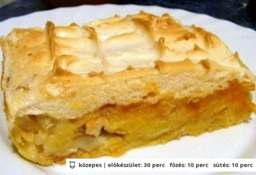 Almás máglyarakás kiflivel