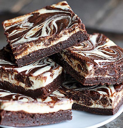 örvényes brownie