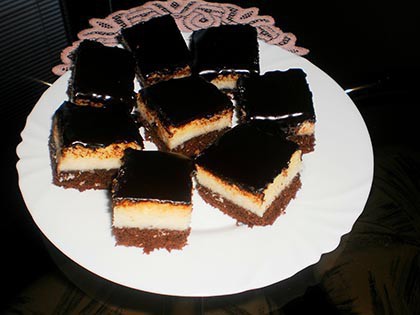 Kókuszkrémes szelet