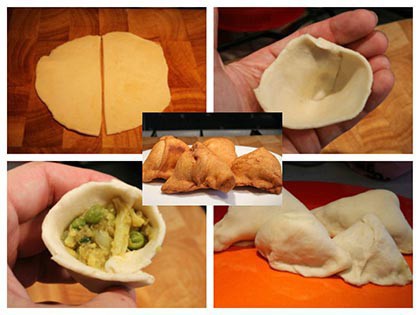 Samosa tészta, szamósza tészta