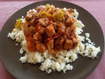 Csirke pörkölt (paleo)