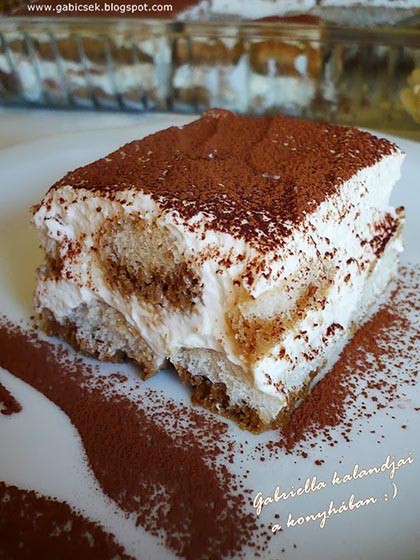 Tiramisu - tojás nélküli krémmel