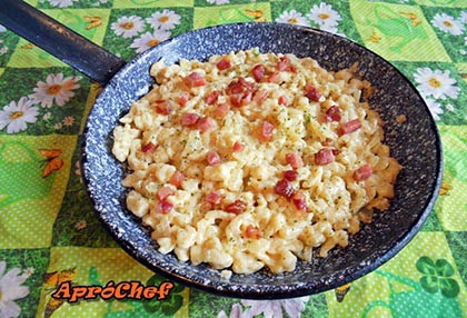 Käsespätzle-avagy az osztrák sajtos nokedli