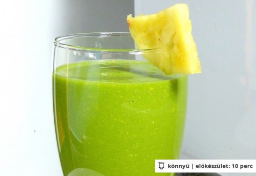 Ananászos zöld smoothie