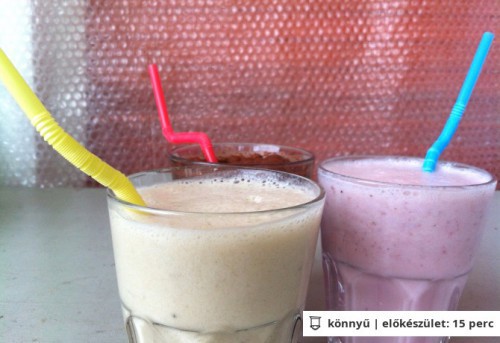 Szülinapi színes turmixok