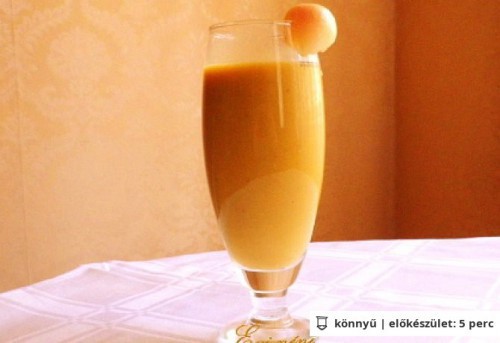 Licsi-banán smoothie