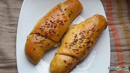 Fűszeres túrós zabkifli