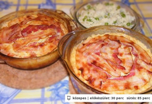 Baconos-sajtos csirke recept