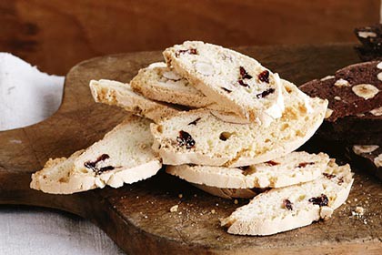 Mandulás és áfonyás biscotti