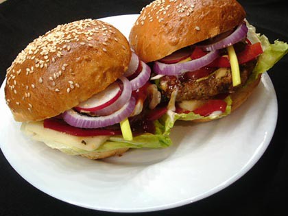 Hamburger házilag