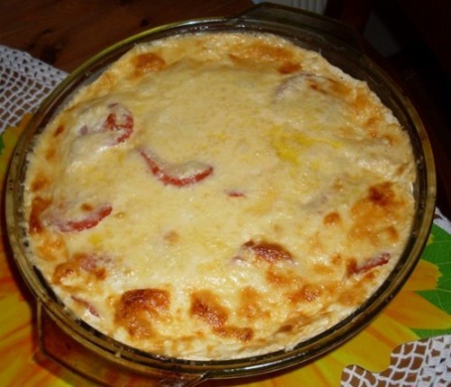 Gombás rakott brokkoli