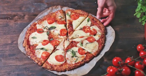 Diétás pizza