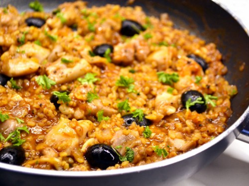 Csirkés bulgur
