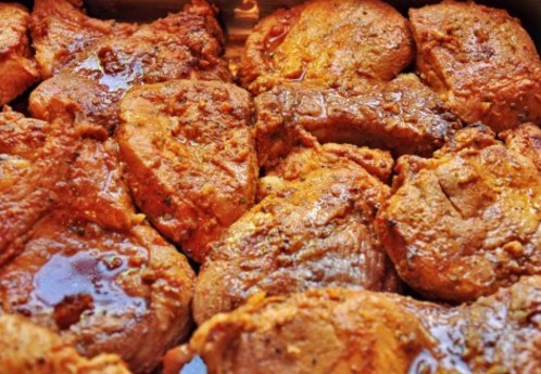 Fűszeres sertés szelet