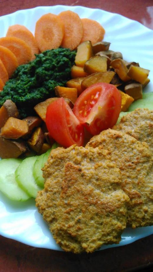 Sárgaborsó falafel