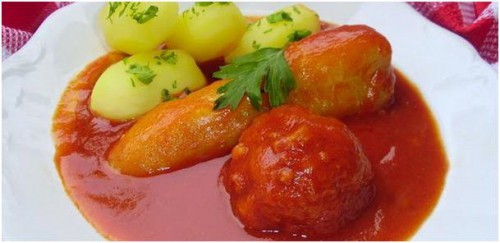 Töltött paprika (bulgurral)