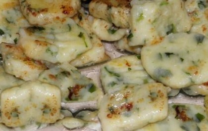 Medvehagymás gnocchi