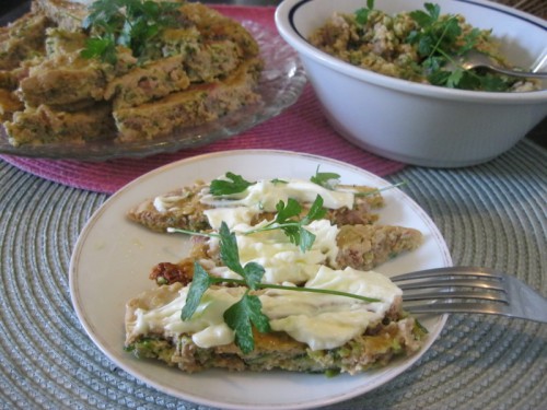Cukkinis pite