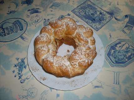 Fahéjas fonott kalács