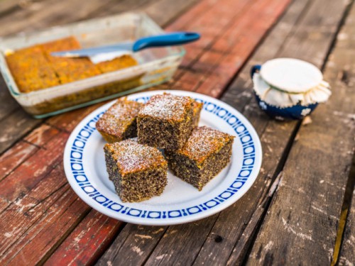 Bögrés mákos sütemény recept