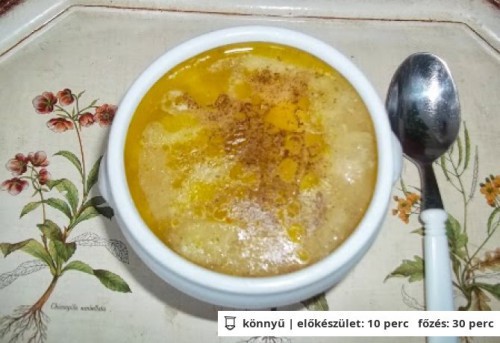 Egyszerű karalábéleves nokedlivel