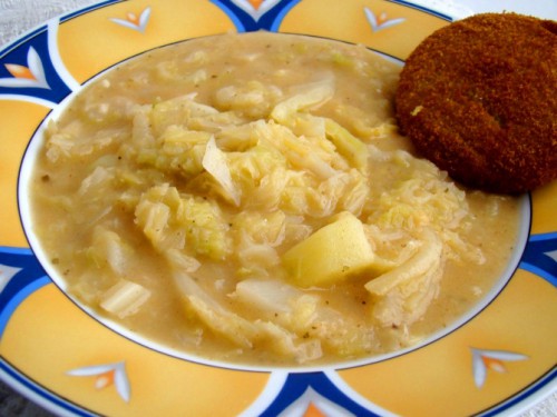 Kelkáposzta főzelék recept