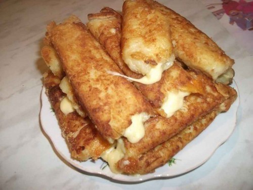 Burgonykrokett sajttal
