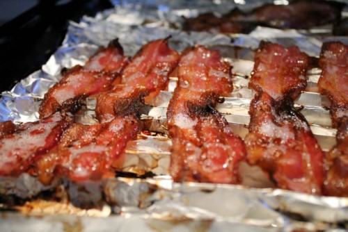 Bacon sütésropogós végeredmény
