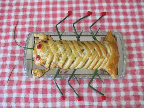 Darált húsos gombás rákocska