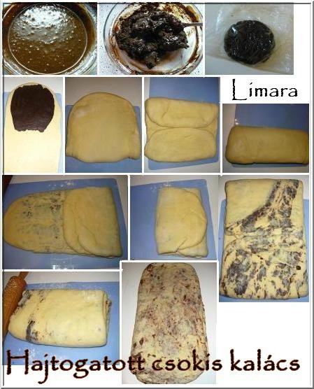 Hajtogatott csokis hokkaido kalács