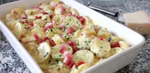 Rakott krumpli alla carbonara