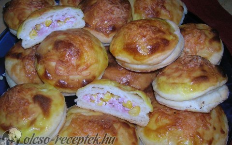 Töltött korongok recept