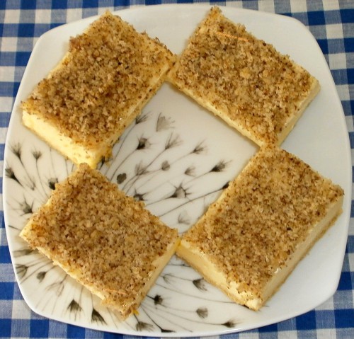 Citromkrém szelet