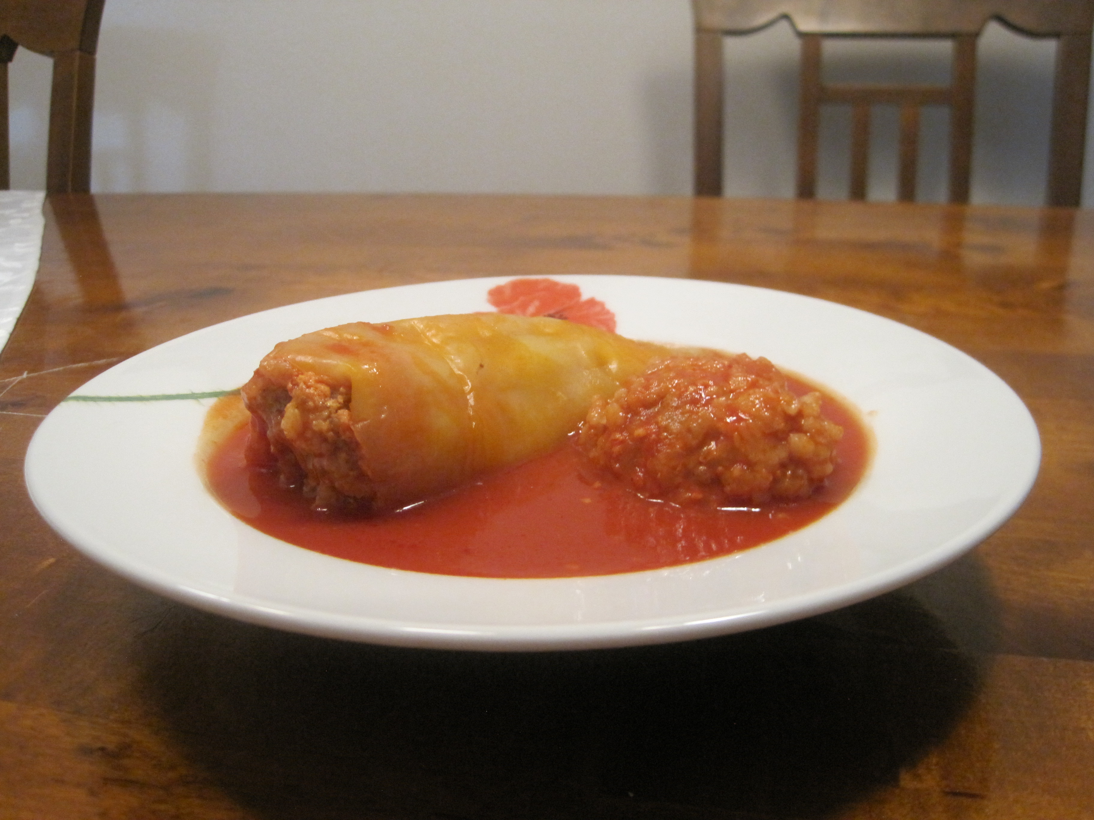 Töltött paprika.