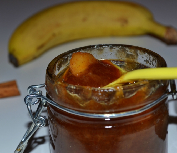 Csokoládés banánlekvár (francia recept Sabine-tól)