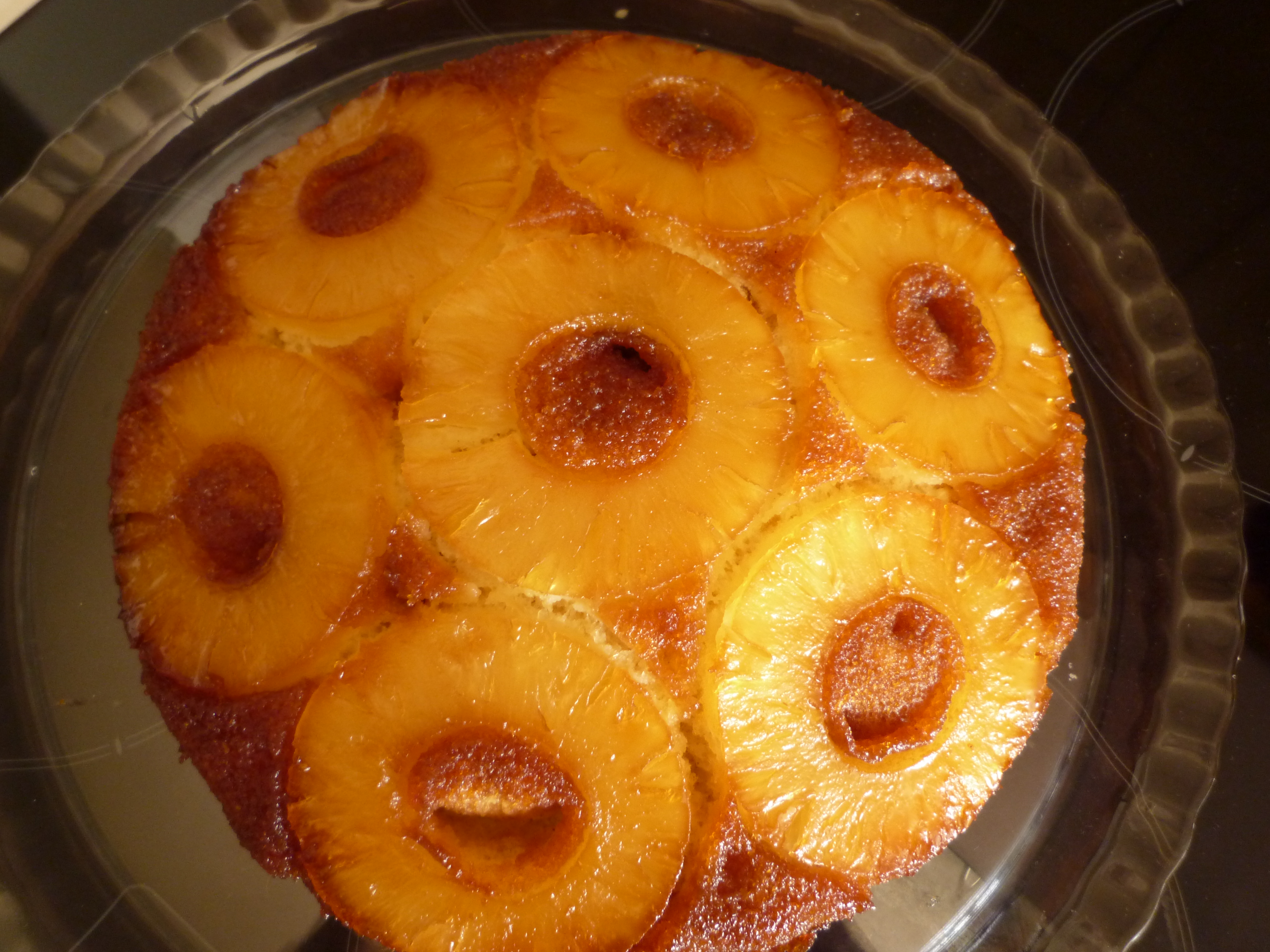 Ananászos fordított süti (francia recept Chevaleret)