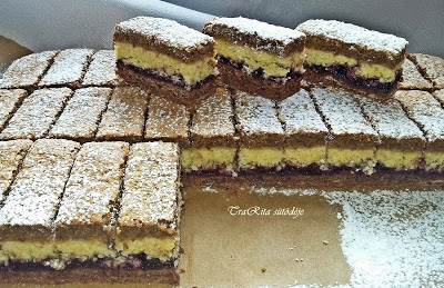 Dióhabos Lotti szelet