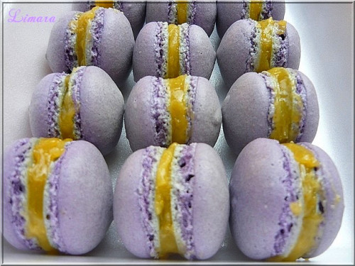 Macaron levendulás citromkrémmel (Limara)