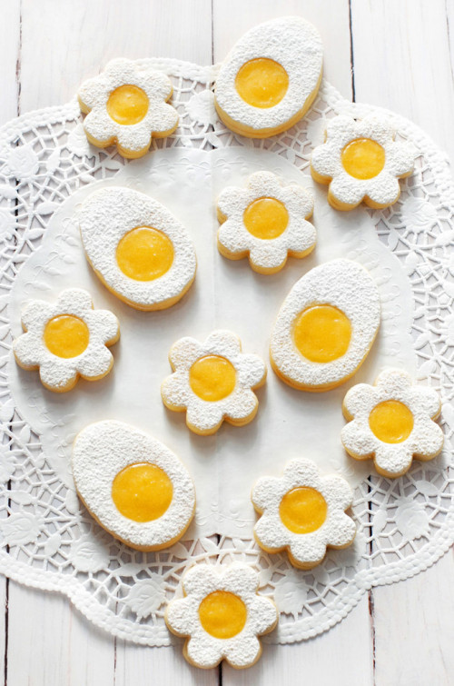 Linzer lemon curddel