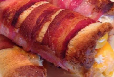 Melegszendvicstekercs bacon köntösben - OK
