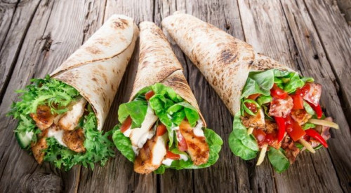 Gyúrós Tortilla tekercs