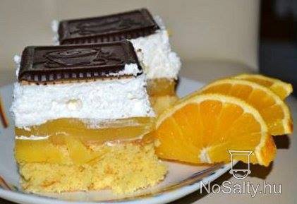 Jaffa szelet recept