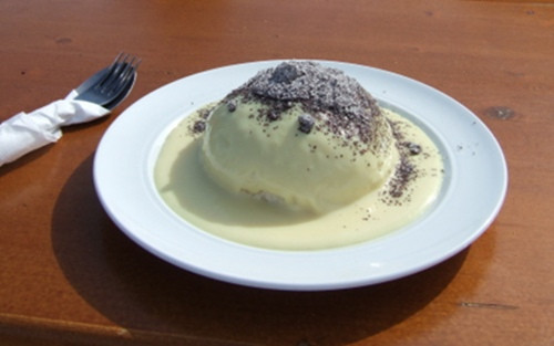 osztrák Germknödel, azaz gőzgombóc