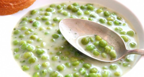 Zöldborsófőzelék