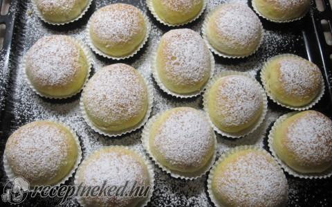Nutellás muffin fánkok recept