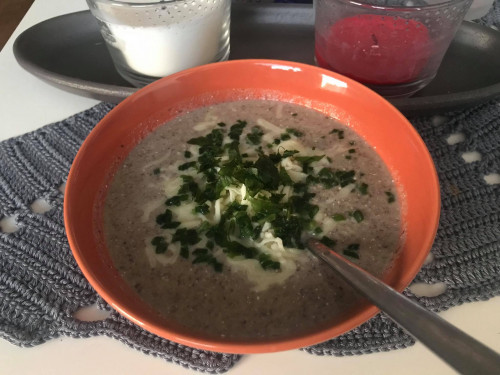 Gombakrémleves