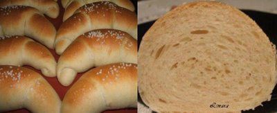 Egyszerű tejfölös kifli